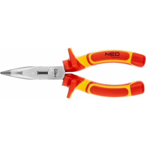 Изогнутые плоскогубцы NEO Tools 180 мм, 1000V , CrV, полированные 01-228 Изогнутые плоскогубцы NEO Tools 180 мм, 1000V , CrV, полированные 01-228