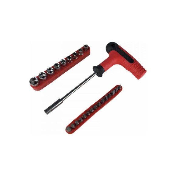 Отвертка со сменными битами и головками Zitrek SRA25065-0024