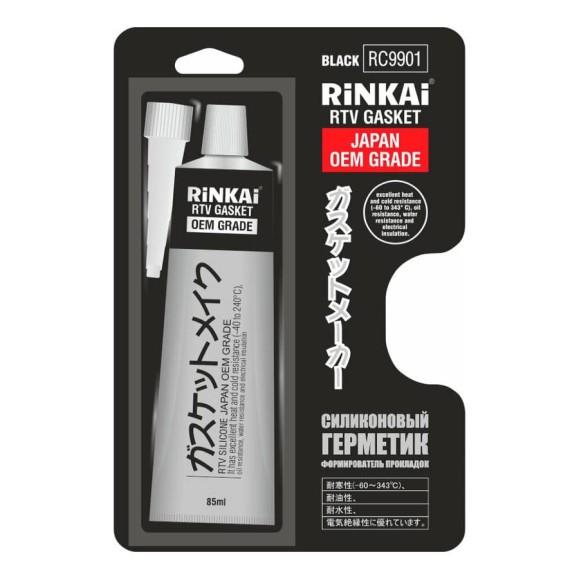 Герметик-прокладка Rinkai Japan OEM Grade (черный; 85 гр) 67107 Герметик-прокладка Rinkai Japan OEM Grade (черный; 85 гр) 67107