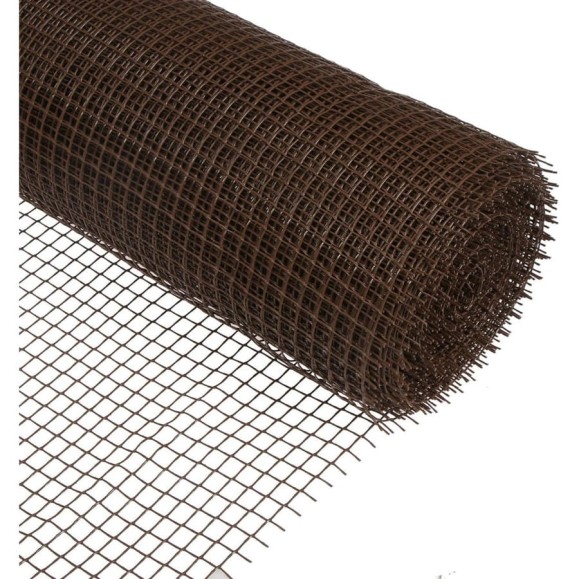 Садовая сетка Greengo 1x20 м, ячейка квадрат 15x15 мм, коричневая 5540941