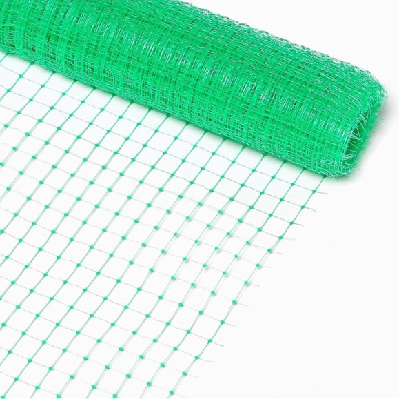 Мягкая садовая сетка для птичников Greengo 1x10 м, ячейка 13x13 мм, зеленая 3299381