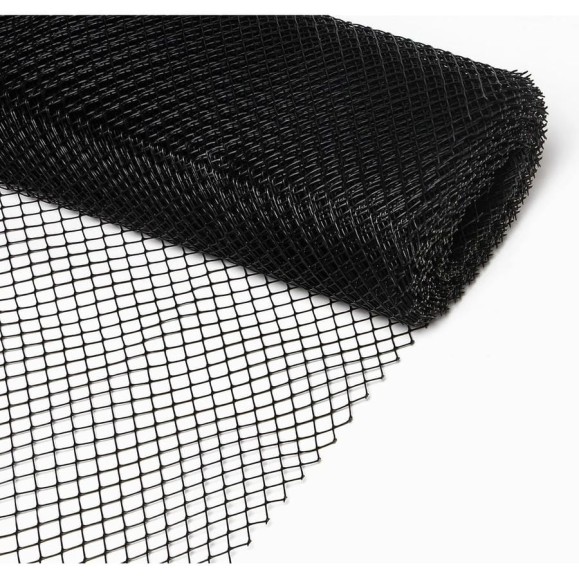Садовая сетка Greengo 1x20 м, ячейка квадрат 15x15 мм, черная 3299385