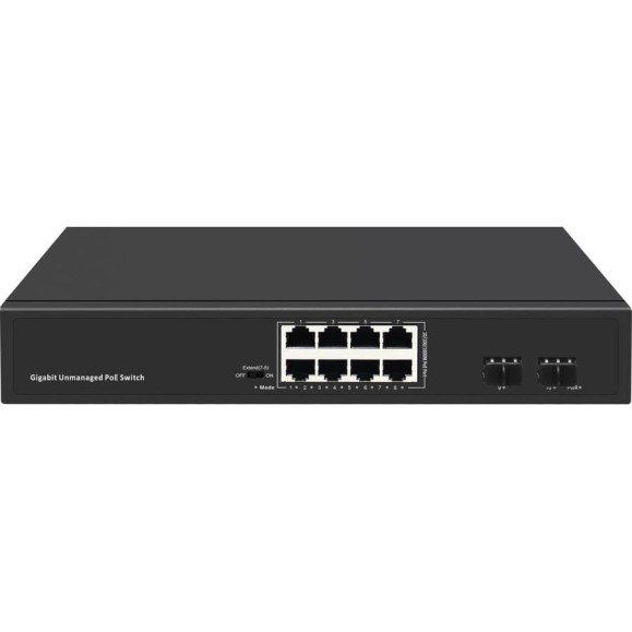 Коммутатор GIGALINK неуправляемый, 8 PoE af/at порта 1000Мбит/с, 7-8 до 250 метров GL-SW-G005-08P Коммутатор GIGALINK неуправляемый, 8 PoE af/at порта 1000Мбит/с, 7-8 до 250 метров GL-SW-G005-08P