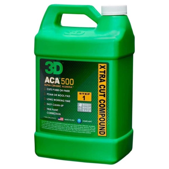 Паста абразивная ACA 500 X-TRA Cut Compound 500G01 3.78 л 3D 020558