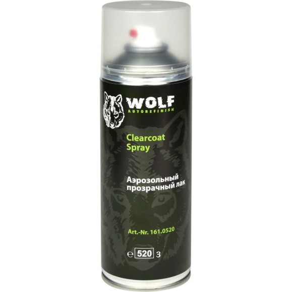 Прозрачный лак WOLF 8735, спрей 520 мл 161.0520 Прозрачный лак WOLF 8735, спрей 520 мл 161.0520