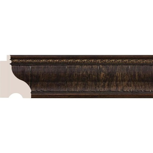 Плинтус Cosca Decor 175-1 интерьерный багет, 60 мм, венге СПБ016770