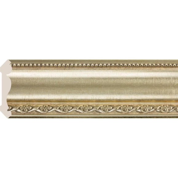 Карниз Cosca Decor 154-933 интерьерный багет, 107 мм, матовое золото СПБ016630