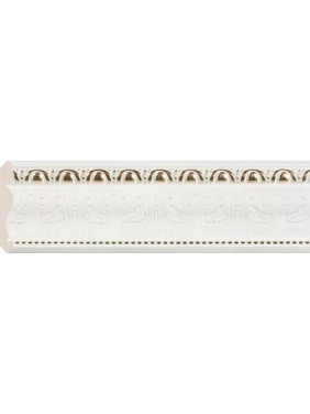 Карниз Cosca Decor 146-115 интерьерный багет, 89 мм, белый СПБ016572