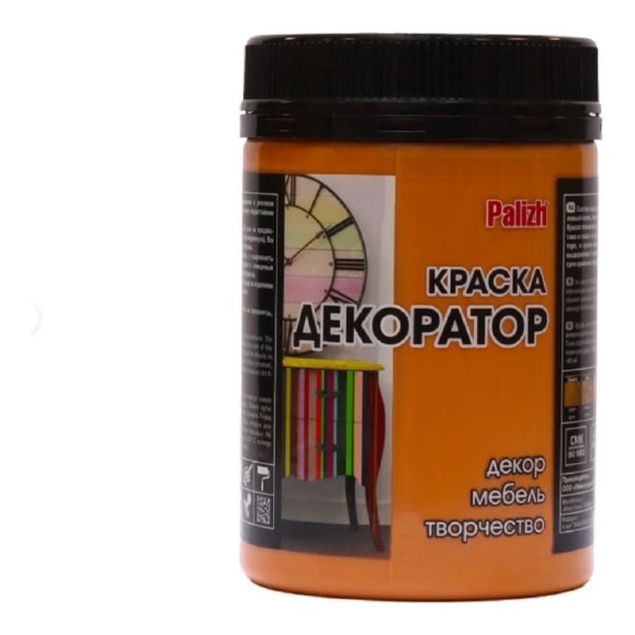 Акриловая краска-колер Palizh 105 ярко-оранжевая 0,36кг 11597168 Акриловая краска-колер Palizh 105 ярко-оранжевая 0,36кг 11597168
