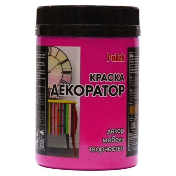 Акриловая краска-колер Palizh №108 ярко-розов. 0,36 кг 11597119