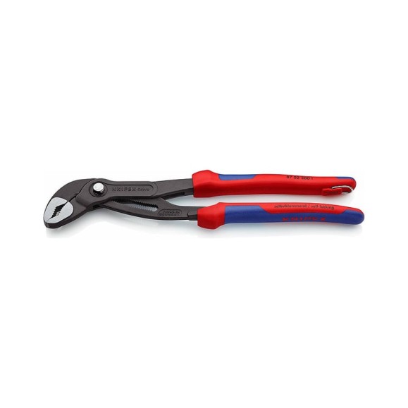 Переставные клещи Knipex COBRA с фиксатором, 70 мм 2 3/4, под ключ 60 мм, L-300 мм KN-8702300T Переставные клещи Knipex COBRA с фиксатором, 70 мм 2 3/4, под ключ 60 мм, L-300 мм KN-8702300T