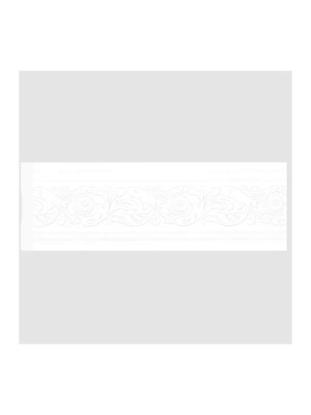 Молдинг Cosca Decor интерьерный багет, 100 мм, белый матовый СПБ048176