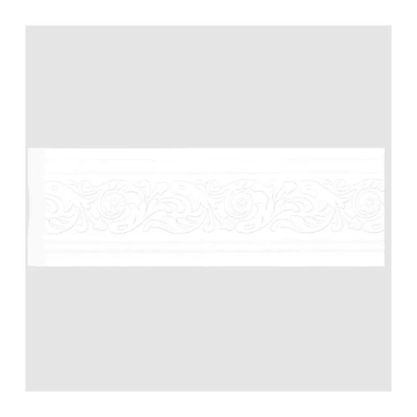 Молдинг Cosca Decor интерьерный багет, 100 мм, белый матовый СПБ048176