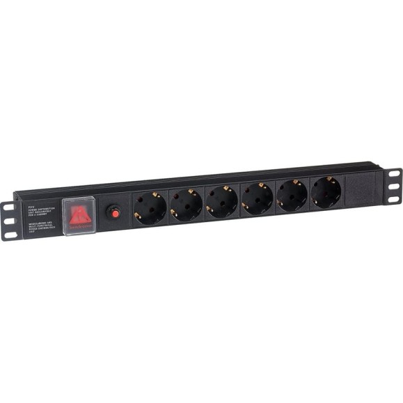 Блок розеток ExeGate ServerPro PDU-19H605 Al-6S-C14-SW-O 19 1U алюминий, 6 Schuko С14 защита от перегрева 280830 Блок розеток ExeGate ServerPro PDU-19H605 Al-6S-C14-SW-O 19 1U алюминий, 6 Schuko С14 защита от перегрева 280830