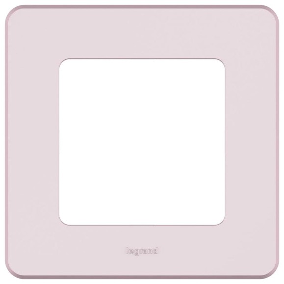 Рамка Legrand - 1 пост - INSPIRIA - розовый 673934 Рамка Legrand - 1 пост - INSPIRIA - розовый 673934