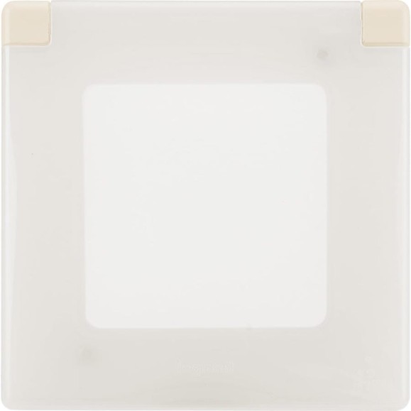 Рамка Legrand с защитной крышкой IP 44 - INSPIRIA - слоновая кость 673921 Рамка Legrand с защитной крышкой IP 44 - INSPIRIA - слоновая кость 673921