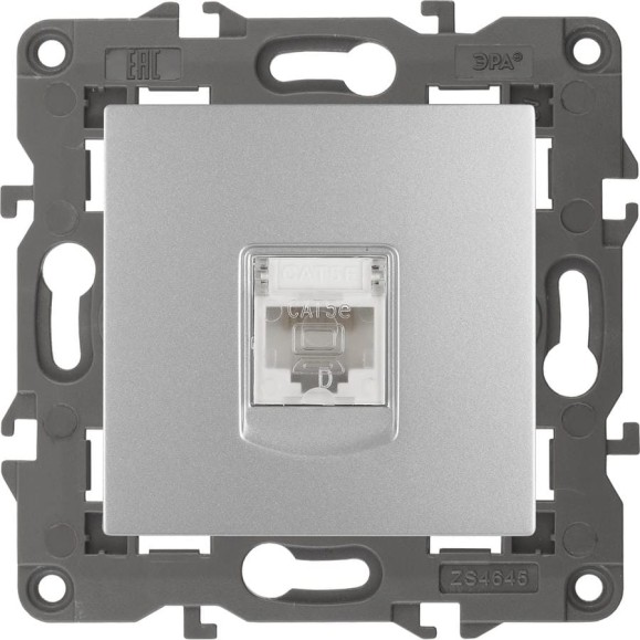 Розетка ЭРА 14-3107-03 RJ45, IP20, алюминий Б0034304
