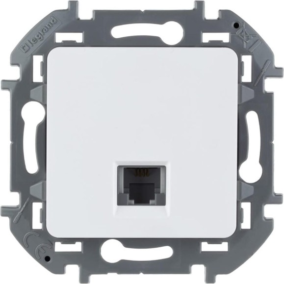 Телефонная розетка RJ11 Legrand - INSPIRIA - белый 673820