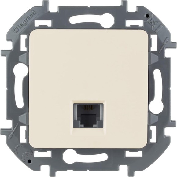 Телефонная розетка RJ11 Legrand - INSPIRIA - слоновая кость 673821