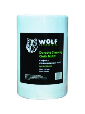 Обезжиривающие салфетки WOLF MULTI 8735 38х37см, 500 шт. 705.0500