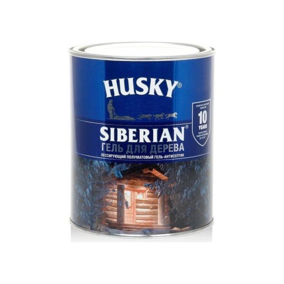 Гель-антисептик для дерева HUSKY SIBERIAN полуматовый палисандр 0,9 л 25281 Гель-антисептик для дерева HUSKY SIBERIAN полуматовый палисандр 0,9 л 25281