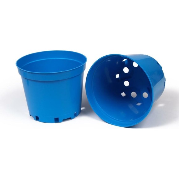Горшок для рассады Greengo круглый, 5 л, 22x18 см, голубой 7049577