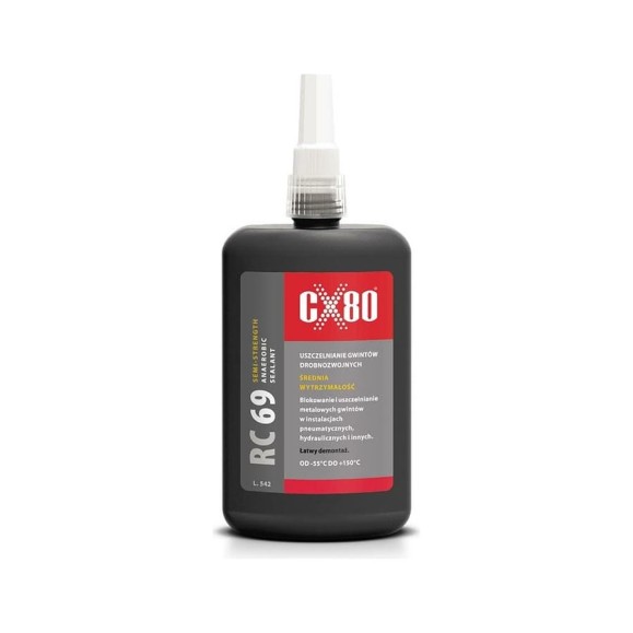 Герметик для трубной резьбы CX80 RC69 ANAEROBIC SEALANT (средней прочности; коричневый; 250 мл) 117