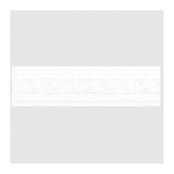 Молдинг Cosca Decor 80-3 Меандр интерьерный багет, белый матовый СПБ048179
