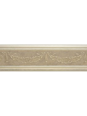 Молдинг Cosca Decor 80-2 Гирлянда цветов платина СПБ051706