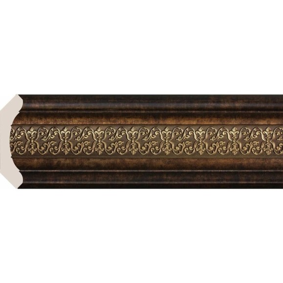 Карниз Cosca Decor 168-767 интерьерный багет, 89 мм, античная медь СПБ016732