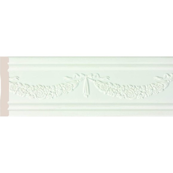 Молдинг Cosca Decor 80-2 Гирлянда цветов белый матовый СПБ048178 Молдинг Cosca Decor 80-2 Гирлянда цветов белый матовый СПБ048178