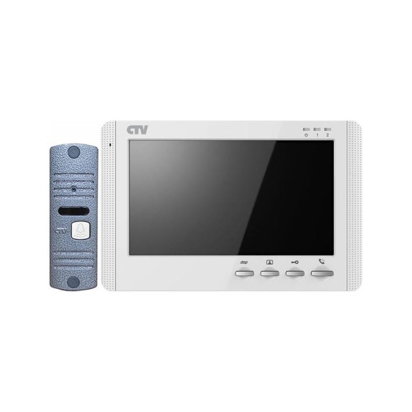 Комплект видеодомофона CTV белый CTV-DP1704MD WHITE