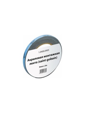 Акриловая монтажная лента WOLF Saint Gobain 9 мм х 5 м 1.0400.0905 Акриловая монтажная лента WOLF Saint Gobain 9 мм х 5 м 1.0400.0905