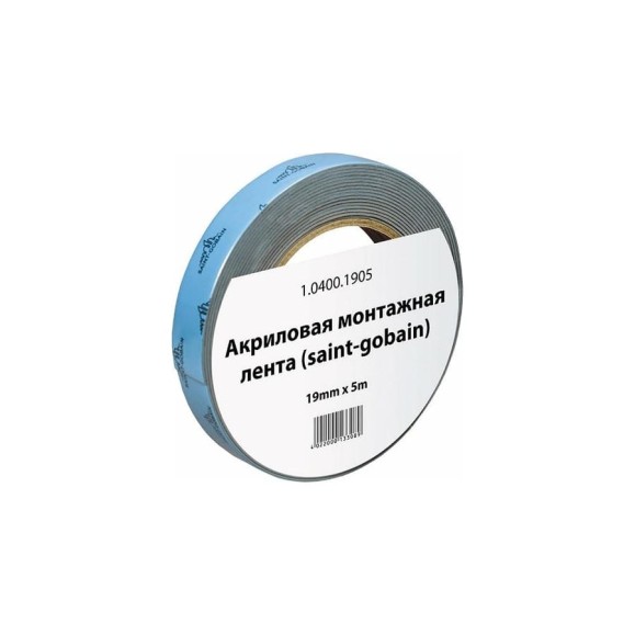 Акриловая монтажная лента WOLF Saint Gobain 19 мм х 5 м 1.0400.1905