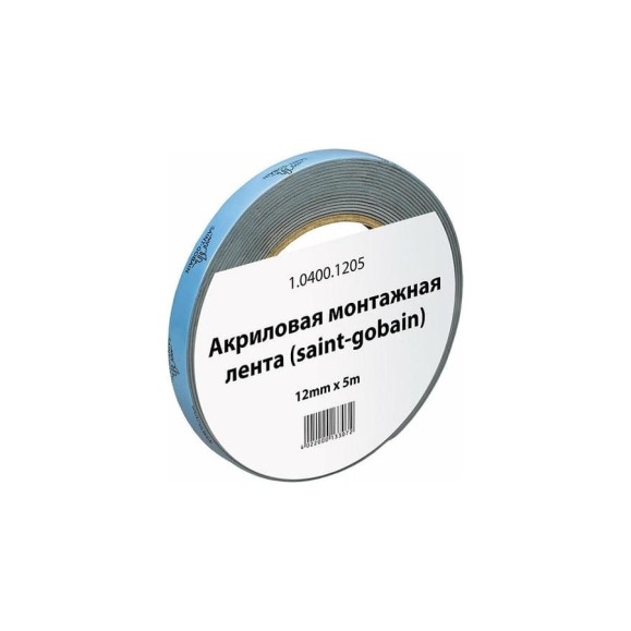 Акриловая монтажная лента WOLF Saint Gobain 12 мм х 5 м 1.0400.1205