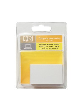 Компьютерная розетка DORI 8P8C на 1 вх. Cat5е 2392