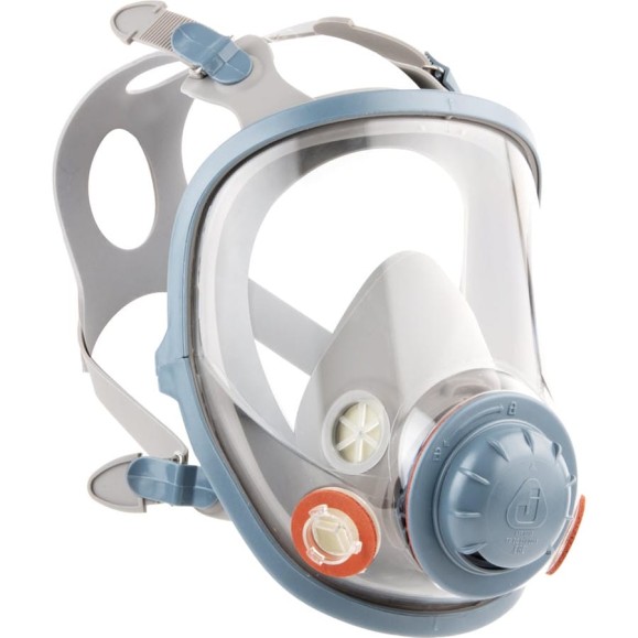 Защитная полнолицевая маска с антивандальным хим.стойким покрытием Jeta Safety размер L 6950-L