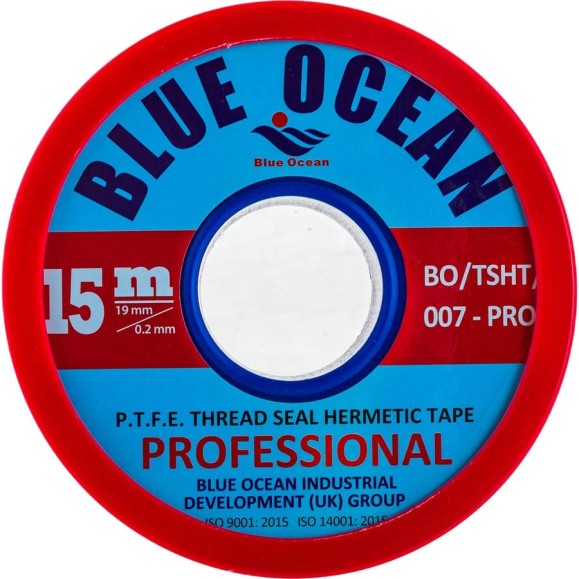 ФУМ-лента Blue Ocean 19мм х 0,2мм х 15м BO/TSHT/022