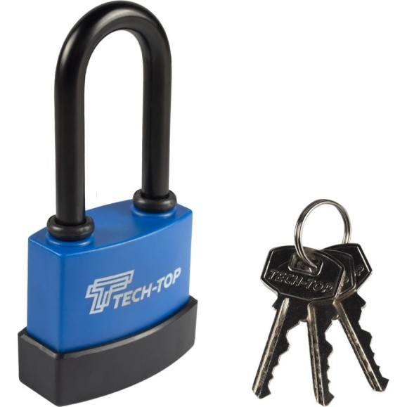 Навесной замок TECH-TOP T-02-01 с длинной дужкой 034-4060 226037 Навесной замок TECH-TOP T-02-01 с длинной дужкой 034-4060 226037