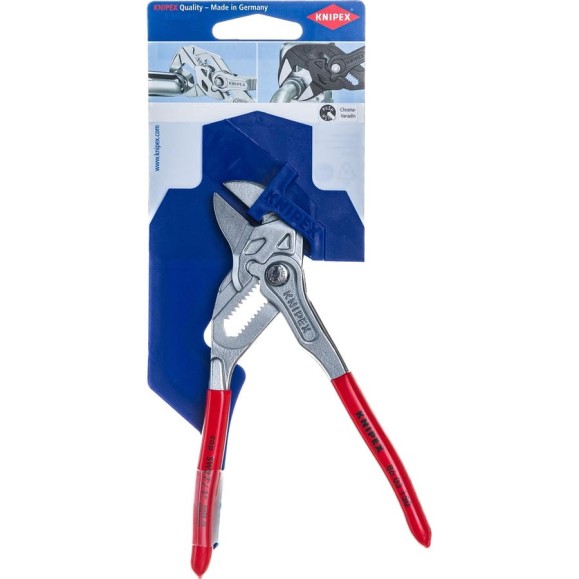 Переставные клещи-ключ Knipex 150 мм, 27 мм (1"), хром, 1К ручки, KN-8603150SB