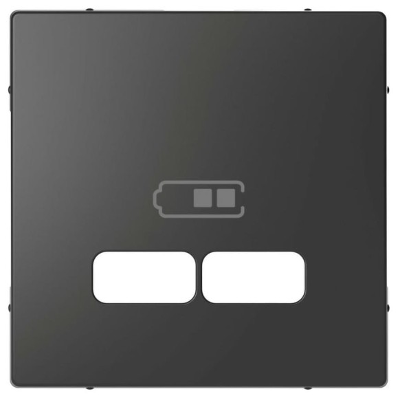 Накладка для USB Systeme Electric Merten D-Life антрацит, центральная, SE MTN4367-6034