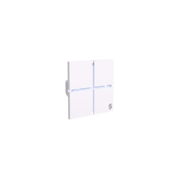 4 кнопочный выключатель SIBLING Люкс Powerlite-LS4W белый 00-00012905