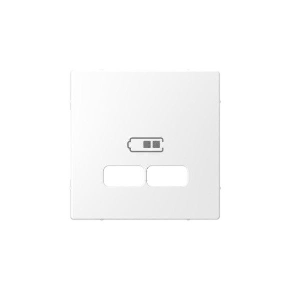 Накладка для USB Systeme Electric Merten D-Life Белый Лотос, центральная SE MTN4367-6035