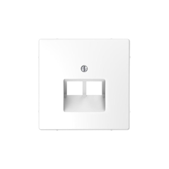 Накладка для 2-ой розетки Systeme Electric Merten D-Life Белый Лотос, центральная SE MTN4522-6035