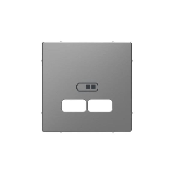 Накладка Systeme Electric Merten D-Life Нержавеющая Сталь, центральная, 2,1А SE MTN4367-6036 Накладка Systeme Electric Merten D-Life Нержавеющая Сталь, центральная, 2,1А SE MTN4367-6036