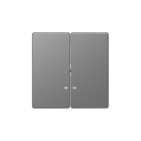 2-ная клавиша Systeme Electric Merten D-Life Нержавеющая Сталь SE MTN3420-6036