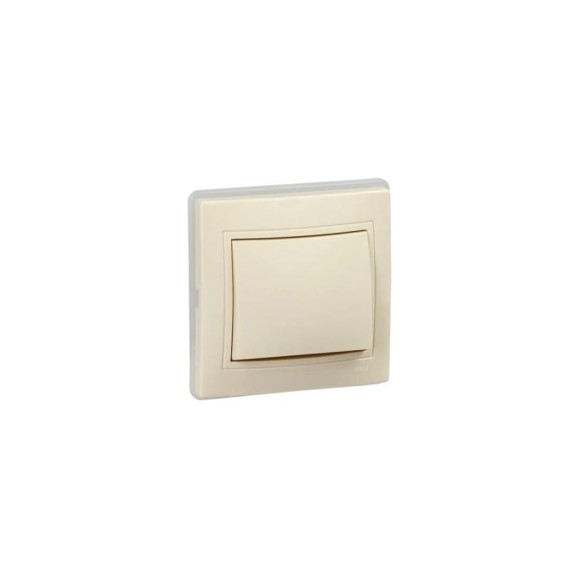 Выключатель GENERICA KVARTA 1кл ВС10-1-0-ККм-44 10А IP44 крем. KV-V10-10-44-K33