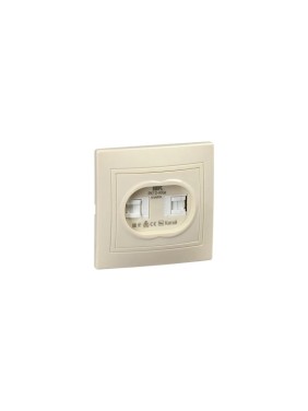 Розетка GENERICA KVARTA 2ая компьютерная РК12-ККм крем. KV-K20-K33 Розетка GENERICA KVARTA 2ая компьютерная РК12-ККм крем. KV-K20-K33