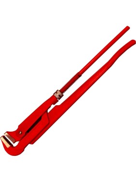 Трубный рычажный ключ PQtools №3, 2, цельнокованный, прямые губки Лк-00002652