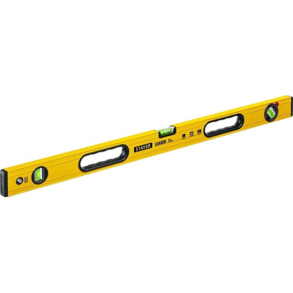 Уровень STAYER Leader 800 мм строительный фрезерованный 3466-080_z01